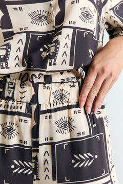 Santa Pants Ethnic Print