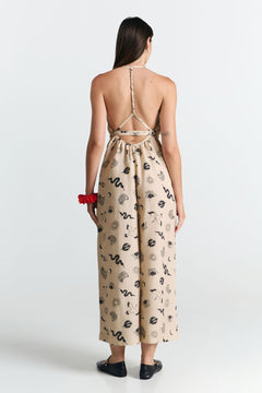Danli Multiposition Jumpsuit Fauna Print