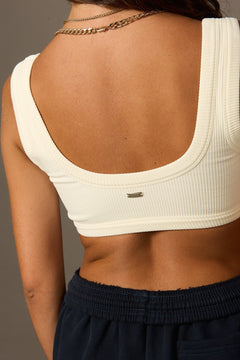 Sunshine Sports Bra Pearl White