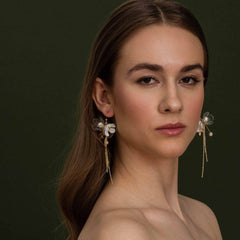 Triple Jasmine Drop Earrings