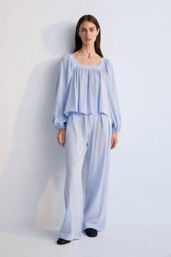 Women's Symi Blouse Powder Blue