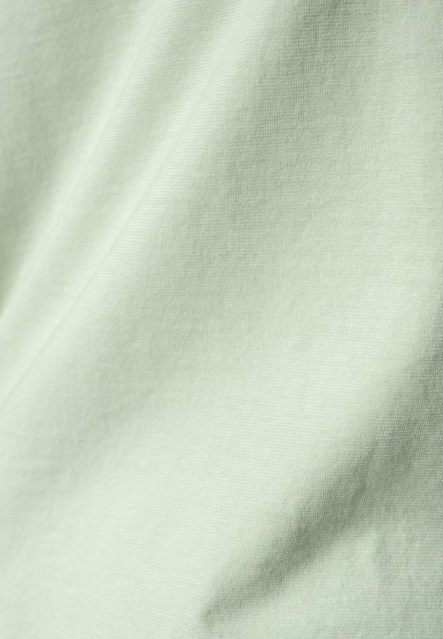 Women's Basic Round Neck T-Shirt Foam Green