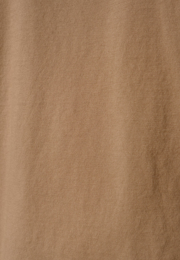 Women's Basic Round Neck T-Shirt Mocha Brown