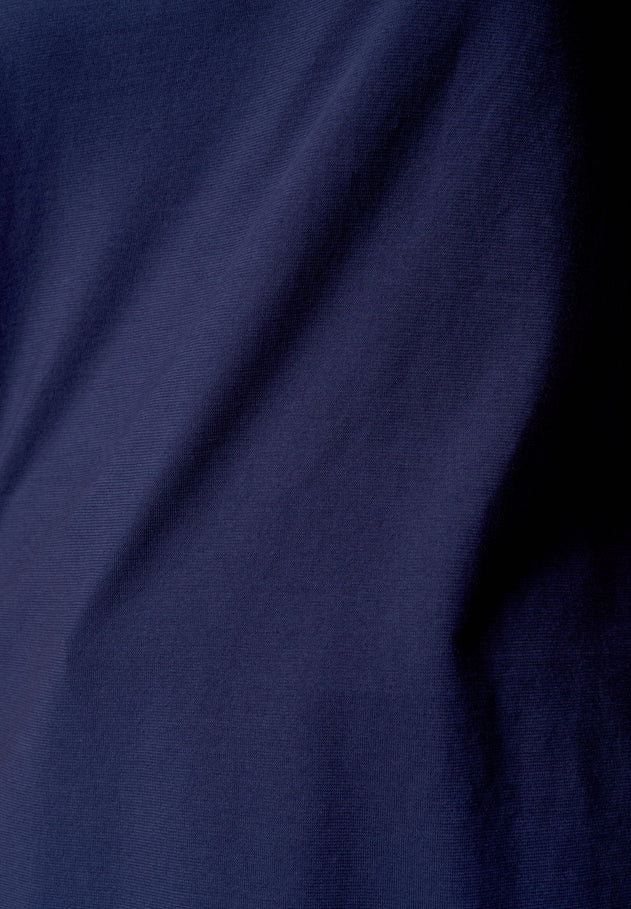 Women's Basic Round Neck T-Shirt Navy Blue