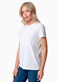 Women's Basic Round Neck T-Shirt White