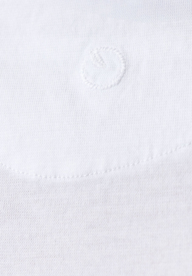 Tessa Basic V-Neck T-Shirt White
