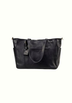 Leather Tote Fifth Avenue Collection Black