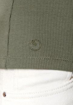 Tillda Ribbed T-Shirt Green