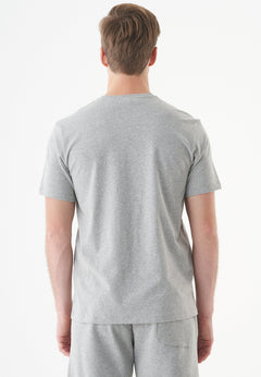 Tillo Unisex Basic Organic Cotton T-Shirt Grey Melange