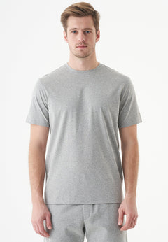 Tillo Unisex Basic Organic Cotton T-Shirt Grey Melange