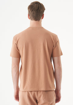 Tillo Unisex Basic Organic Cotton T-Shirt Light Brown