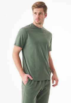 Tillo Unisex Basic Organic Cotton T-Shirt Olive