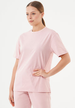 Tillo Unisex Basic Organic Cotton T-Shirt Dusty Pink