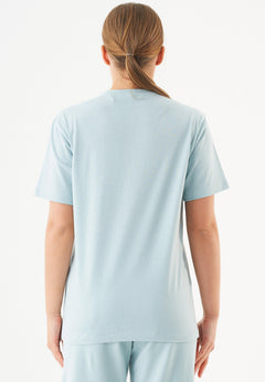 Tillo Unisex Basic Organic Cotton T-Shirt Mint Blue