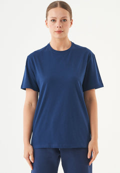 Tillo Unisex Basic Organic Cotton T-Shirt Navy