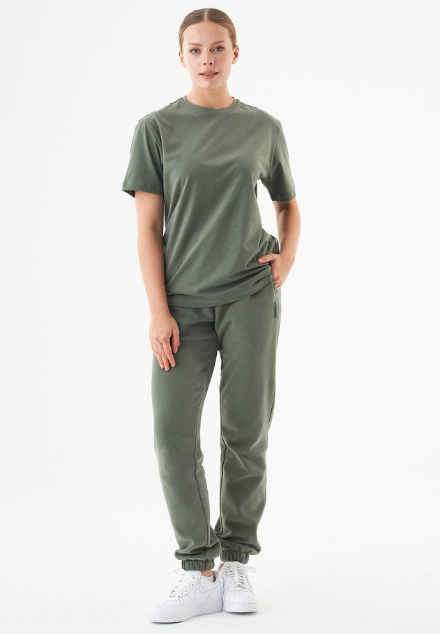 Tillo Unisex Basic Organic Cotton T-Shirt Olive