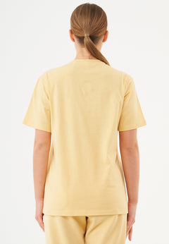 Tillo Unisex Basic Organic Cotton T-Shirt Soft Yellow