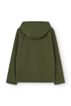 Men's Tensel Jacket Organic Cotton Olive Green