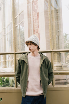 Men's Tensel Jacket Organic Cotton Olive Green