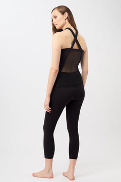 Cropped Yoga Pant Black