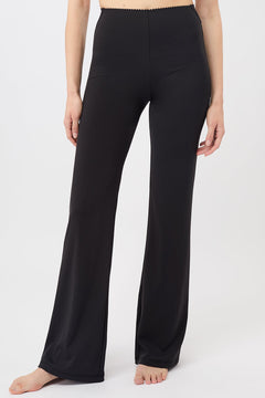 Flared Workout Pants Black