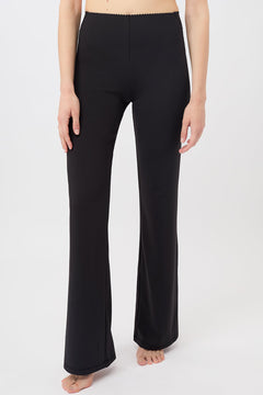 Flared Workout Pants Black