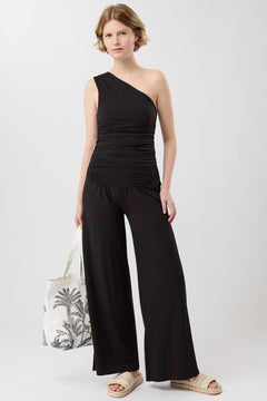 One Shoulder Top Black