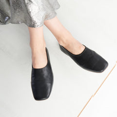 Ursula ballerina flats black