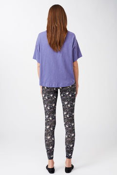 Boxy Tee Shirt Deep Violet