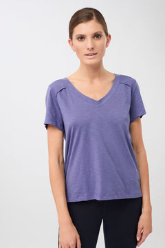 The New V-Neck Deep Violet