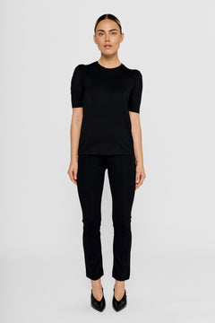Tu Puff Sleeve Top Black