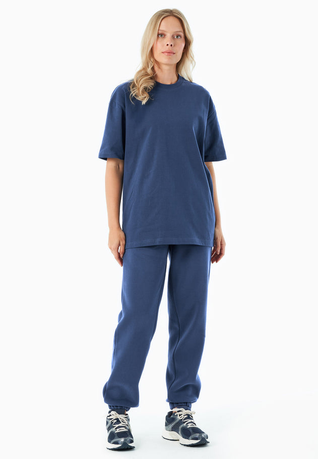 Tussem Unisex Basic Organic Cotton T-Shirt Navy