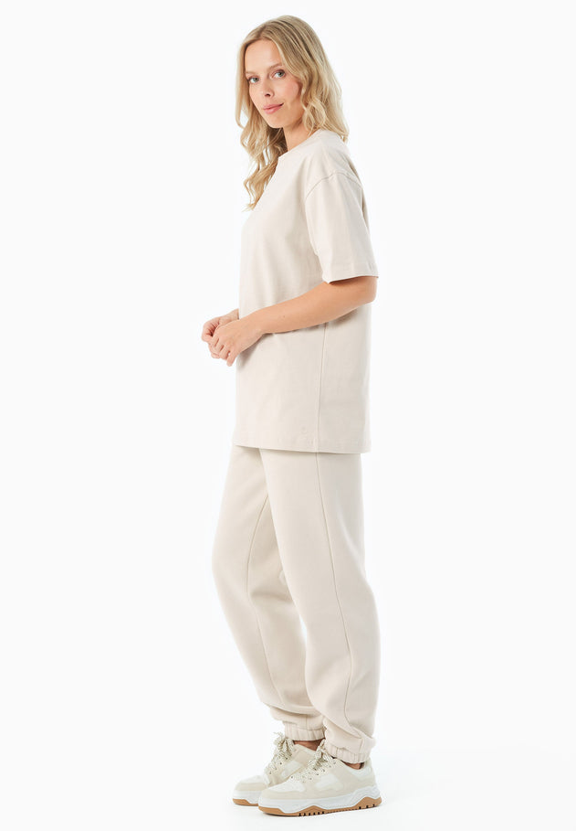 Tussem Unisex Basic Organic Cotton T-Shirt Off-White