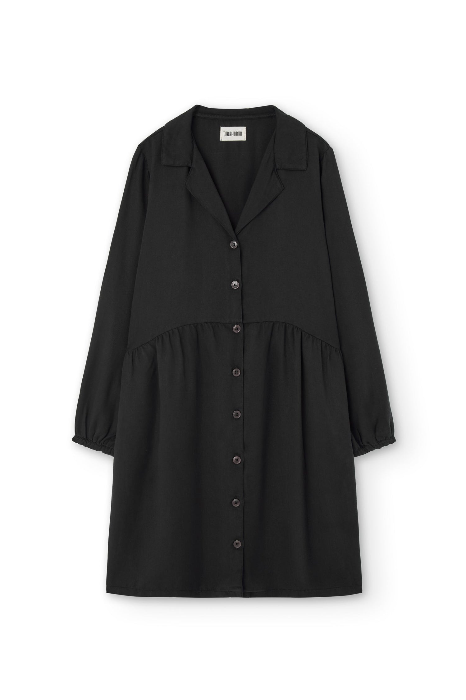 Tracy Tencel Shirt Dress Black