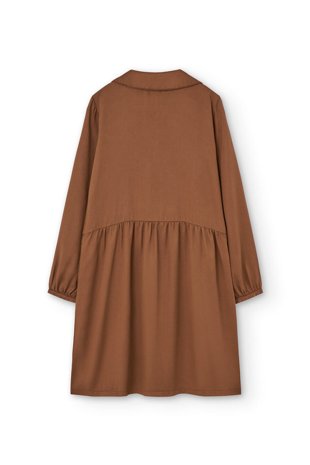 Tracy Tencel Shirt Dress Terracotta