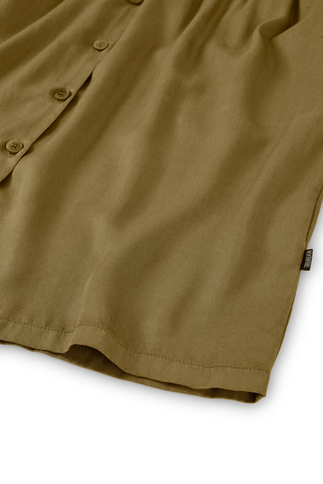 Tracy Tencel Shirt Dress Mustard