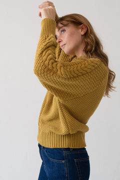 Turner Organic Cotton Sweater Mustard