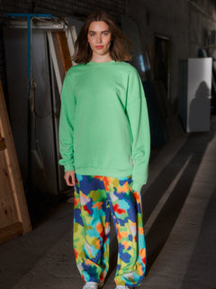 Superpower Oversize Sweatshirt Summer Green
