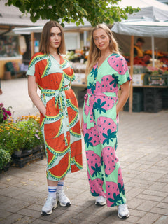 Casual Jersey Dress Watermelon