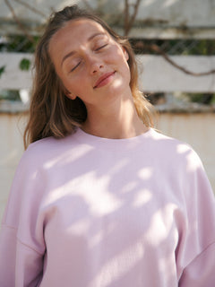 Superpower Oversize Sweatshirt Orchid