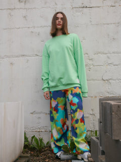 Superpower Oversize Sweatshirt Summer Green
