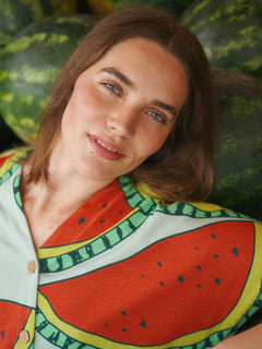 Casual Jersey Dress Watermelon