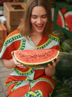 Casual Jersey Dress Watermelon
