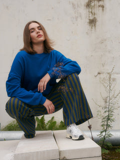 Superpower Oversize Sweatshirt Sodalite Blue