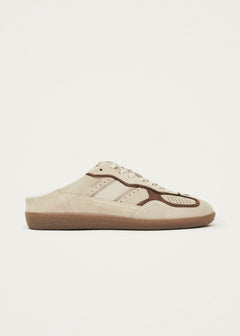 Tb.490 Mule Leather Sneakers Cream