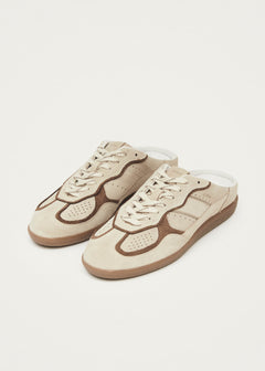 Tb.490 Mule Leather Sneakers Cream
