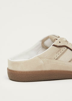 Tb.490 Mule Leather Sneakers Cream