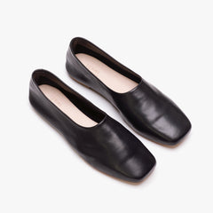 Ursula ballerina flats black