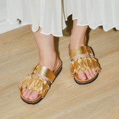Iris Fussbett Sandal Gold
