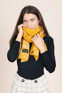 The Hemp & Wool Scarf  Mustard